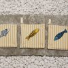 Kuche Busatti | Bunte Fische-Bestickter Topflappen